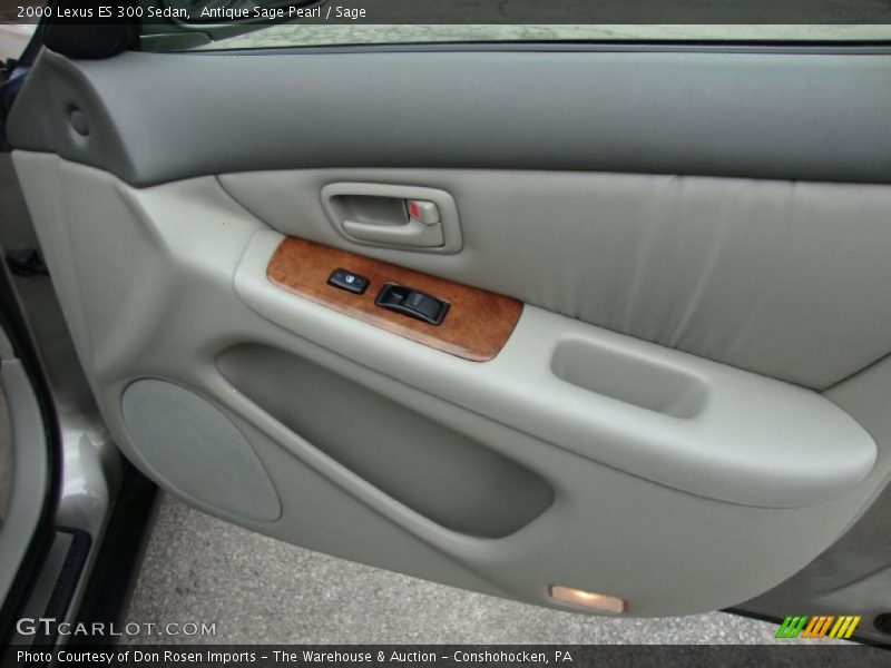Antique Sage Pearl / Sage 2000 Lexus ES 300 Sedan