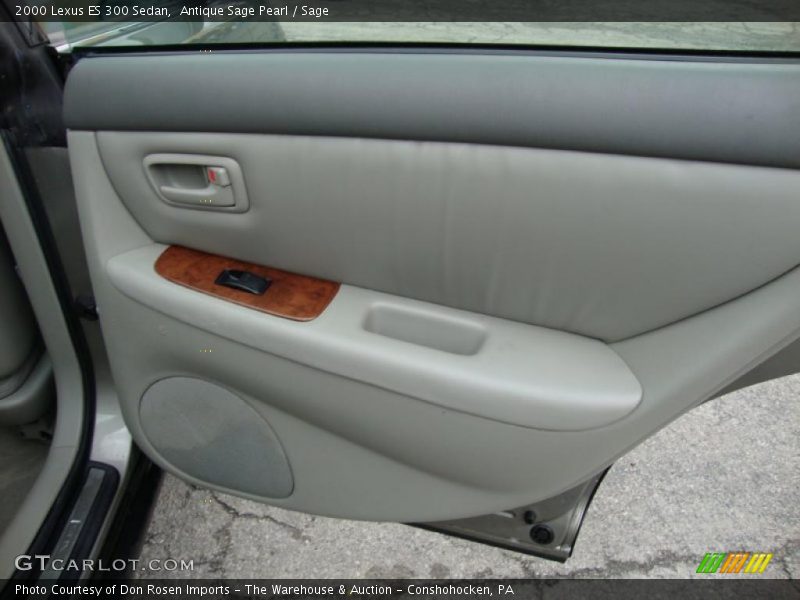 Antique Sage Pearl / Sage 2000 Lexus ES 300 Sedan