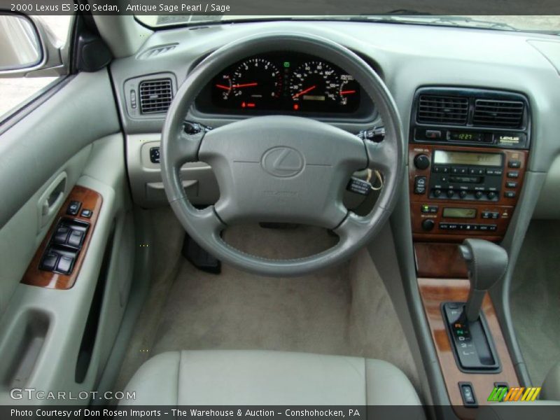 Antique Sage Pearl / Sage 2000 Lexus ES 300 Sedan