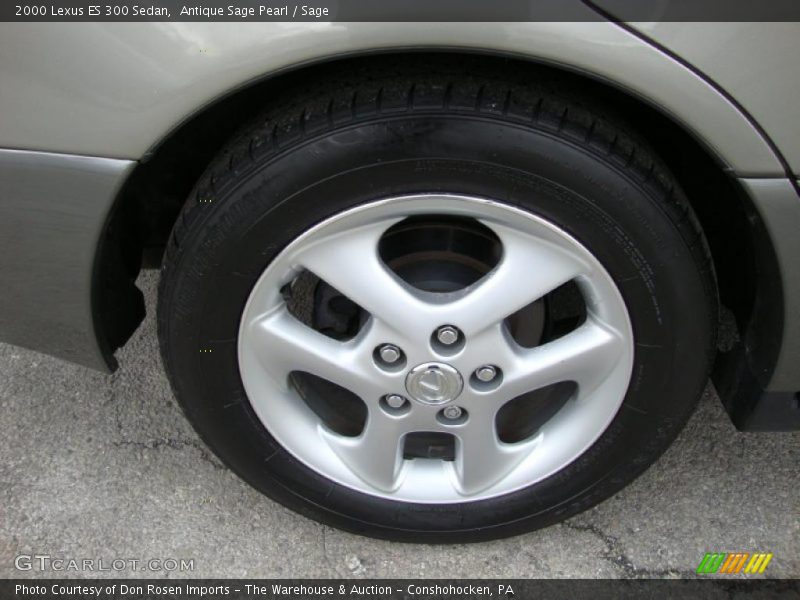 Antique Sage Pearl / Sage 2000 Lexus ES 300 Sedan