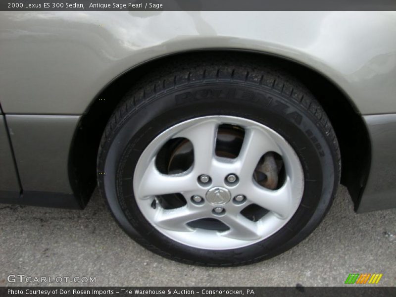 Antique Sage Pearl / Sage 2000 Lexus ES 300 Sedan