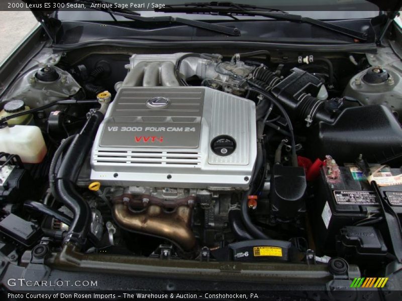 Antique Sage Pearl / Sage 2000 Lexus ES 300 Sedan