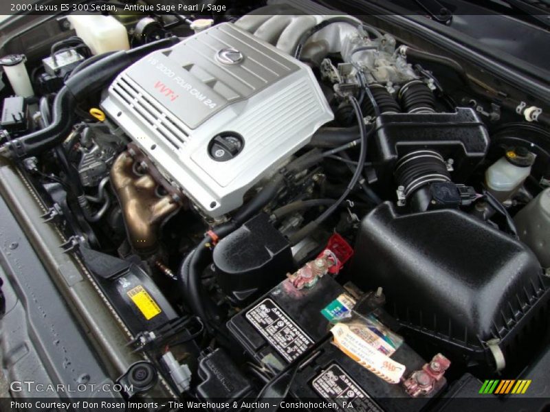Antique Sage Pearl / Sage 2000 Lexus ES 300 Sedan