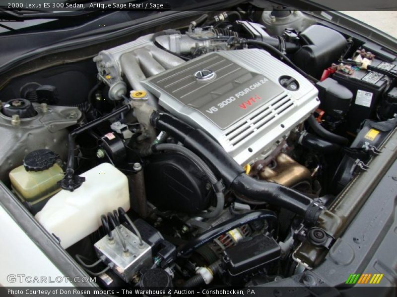 Antique Sage Pearl / Sage 2000 Lexus ES 300 Sedan