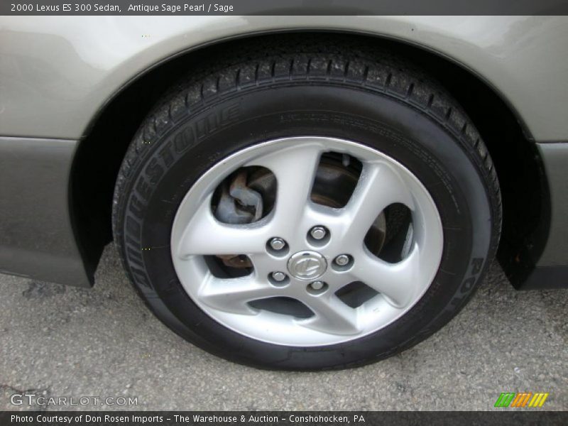Antique Sage Pearl / Sage 2000 Lexus ES 300 Sedan