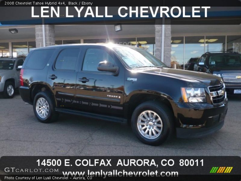 Black / Ebony 2008 Chevrolet Tahoe Hybrid 4x4