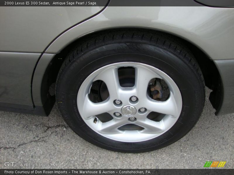 Antique Sage Pearl / Sage 2000 Lexus ES 300 Sedan