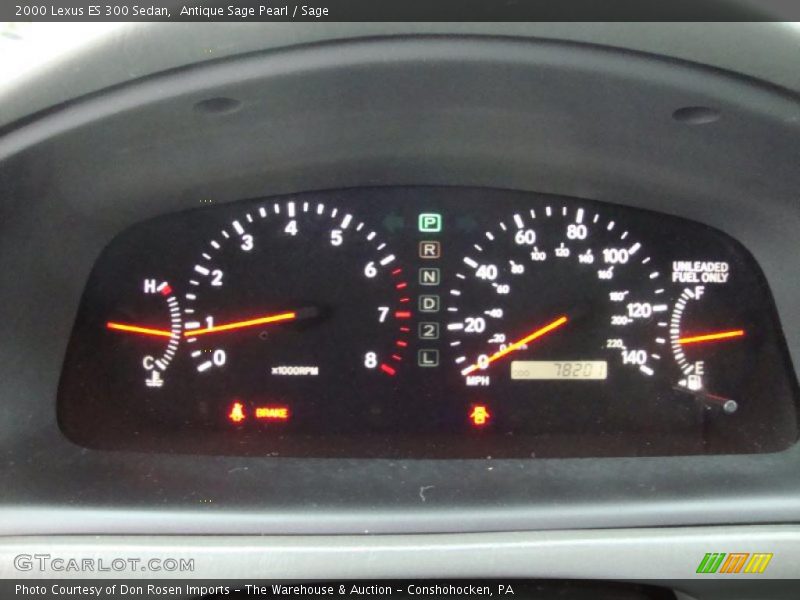 Antique Sage Pearl / Sage 2000 Lexus ES 300 Sedan