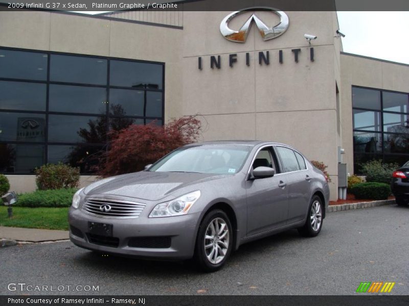 Platinum Graphite / Graphite 2009 Infiniti G 37 x Sedan