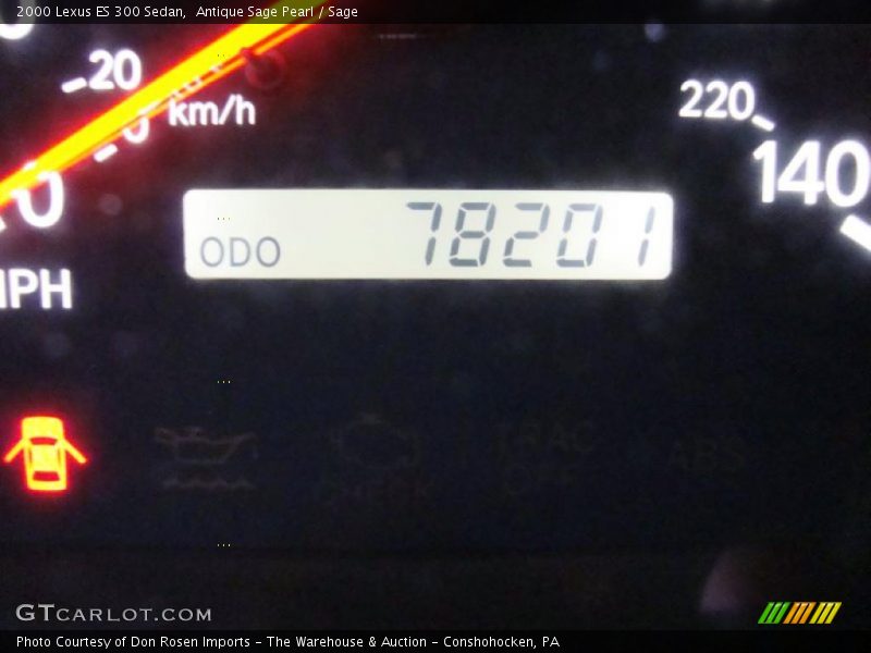 Antique Sage Pearl / Sage 2000 Lexus ES 300 Sedan