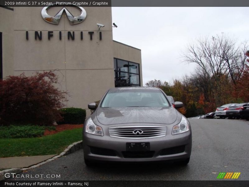 Platinum Graphite / Graphite 2009 Infiniti G 37 x Sedan
