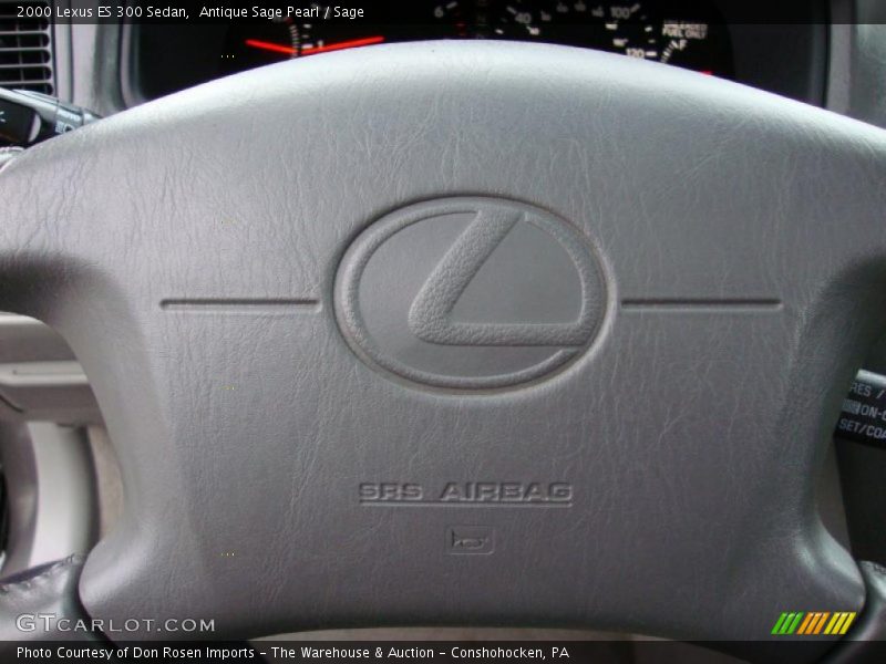 Antique Sage Pearl / Sage 2000 Lexus ES 300 Sedan