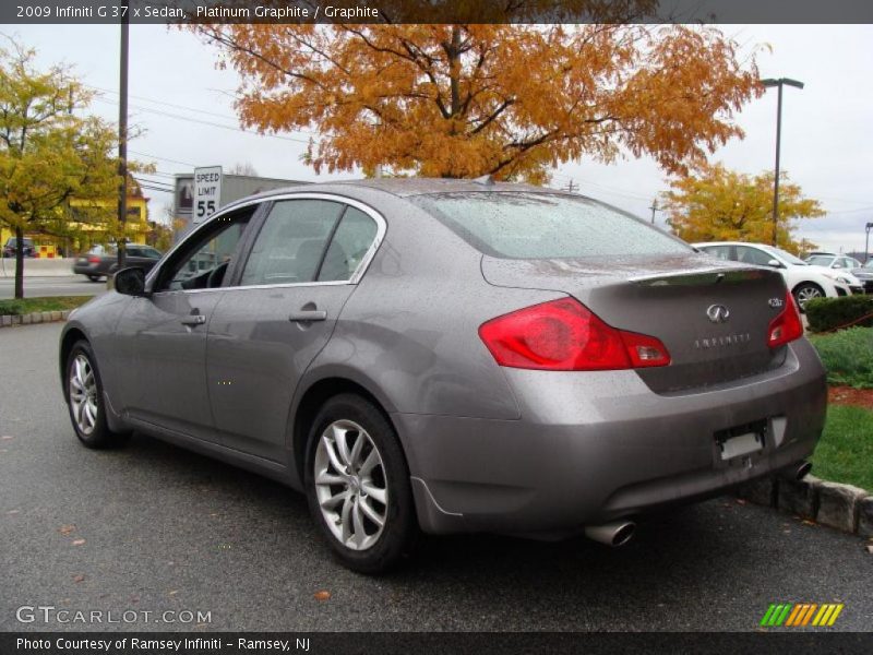 Platinum Graphite / Graphite 2009 Infiniti G 37 x Sedan