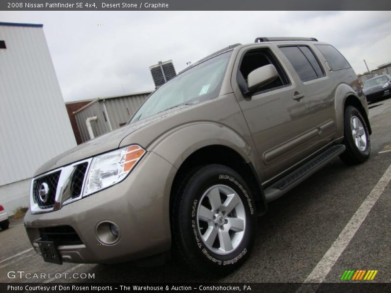 Desert Stone / Graphite 2008 Nissan Pathfinder SE 4x4