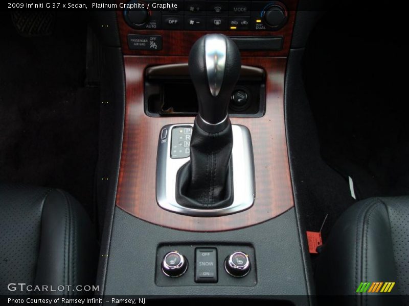 Platinum Graphite / Graphite 2009 Infiniti G 37 x Sedan