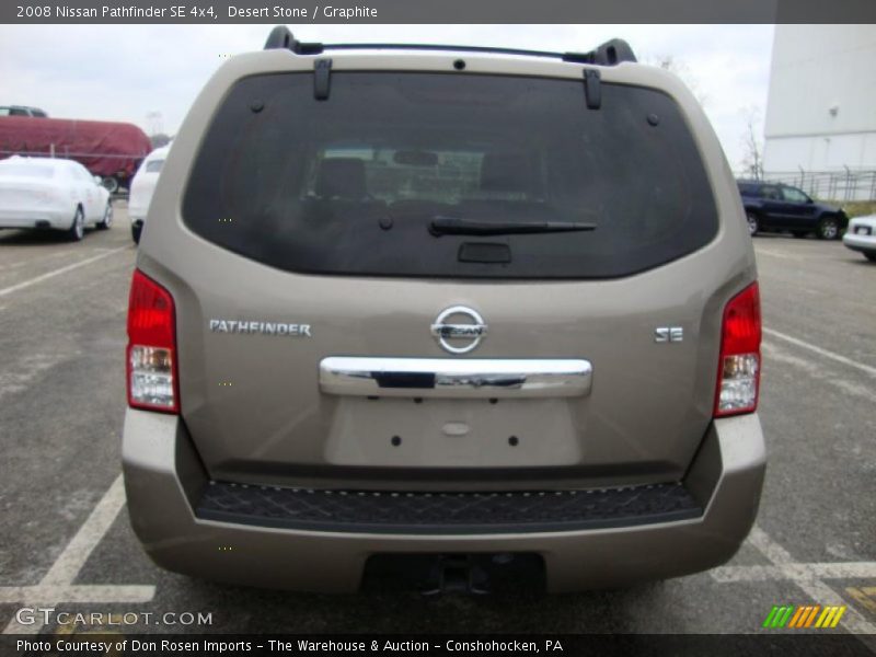 Desert Stone / Graphite 2008 Nissan Pathfinder SE 4x4