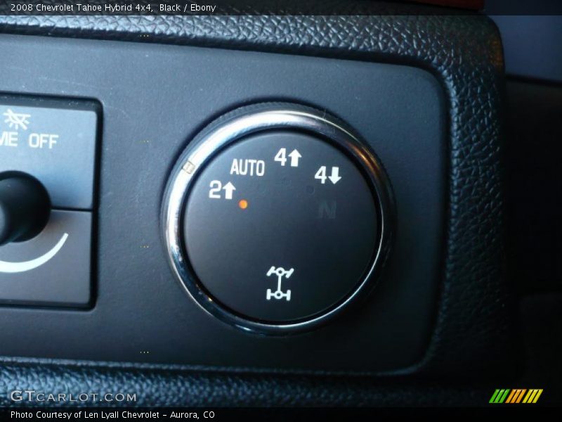 Controls of 2008 Tahoe Hybrid 4x4