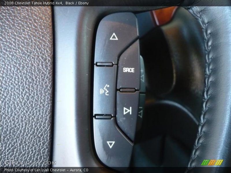 Controls of 2008 Tahoe Hybrid 4x4