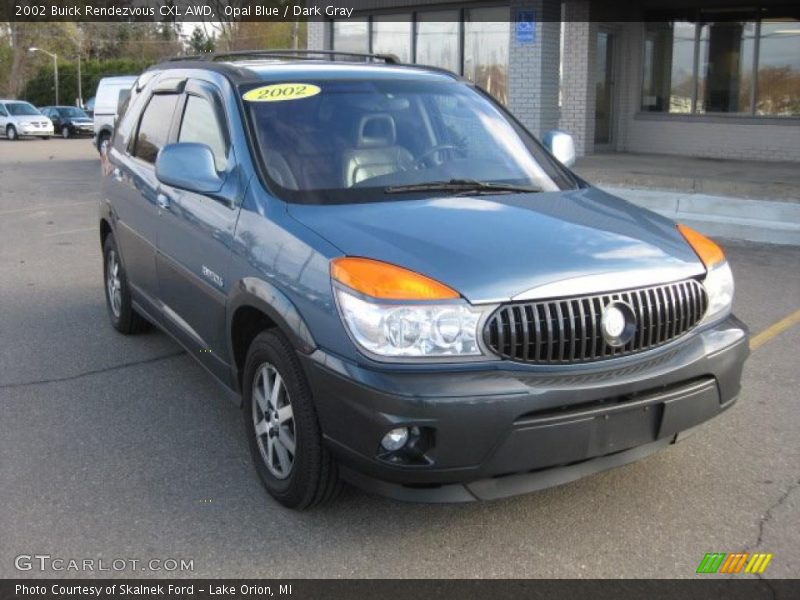 Opal Blue / Dark Gray 2002 Buick Rendezvous CXL AWD