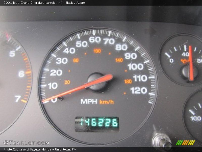 Black / Agate 2001 Jeep Grand Cherokee Laredo 4x4