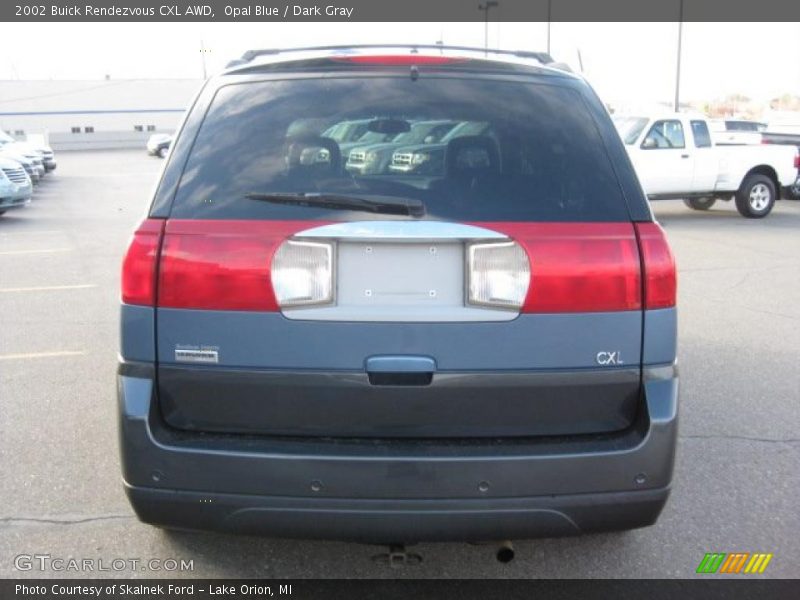 Opal Blue / Dark Gray 2002 Buick Rendezvous CXL AWD