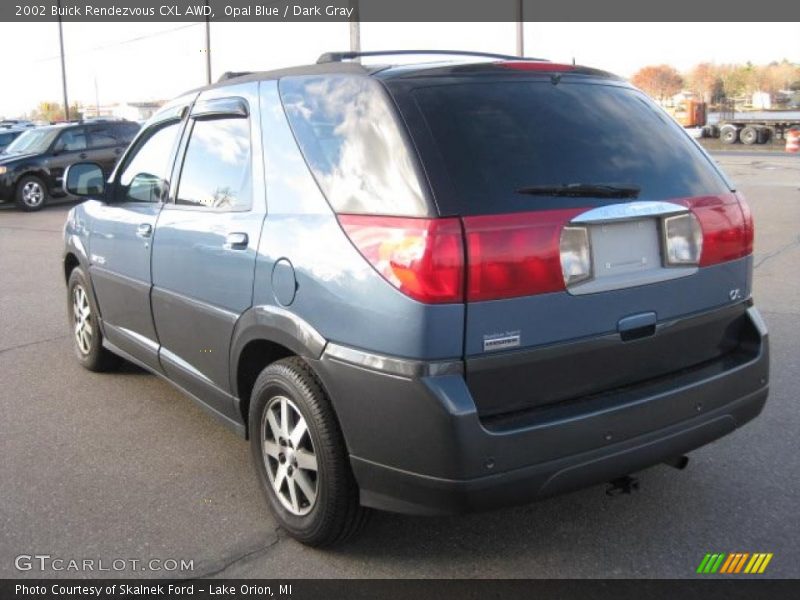 Opal Blue / Dark Gray 2002 Buick Rendezvous CXL AWD