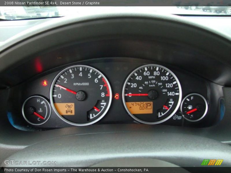 Desert Stone / Graphite 2008 Nissan Pathfinder SE 4x4