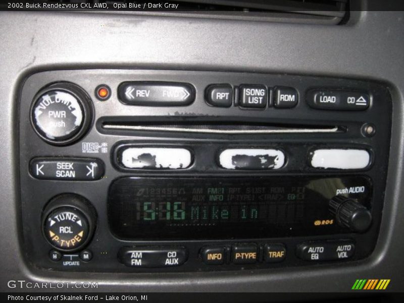 Opal Blue / Dark Gray 2002 Buick Rendezvous CXL AWD