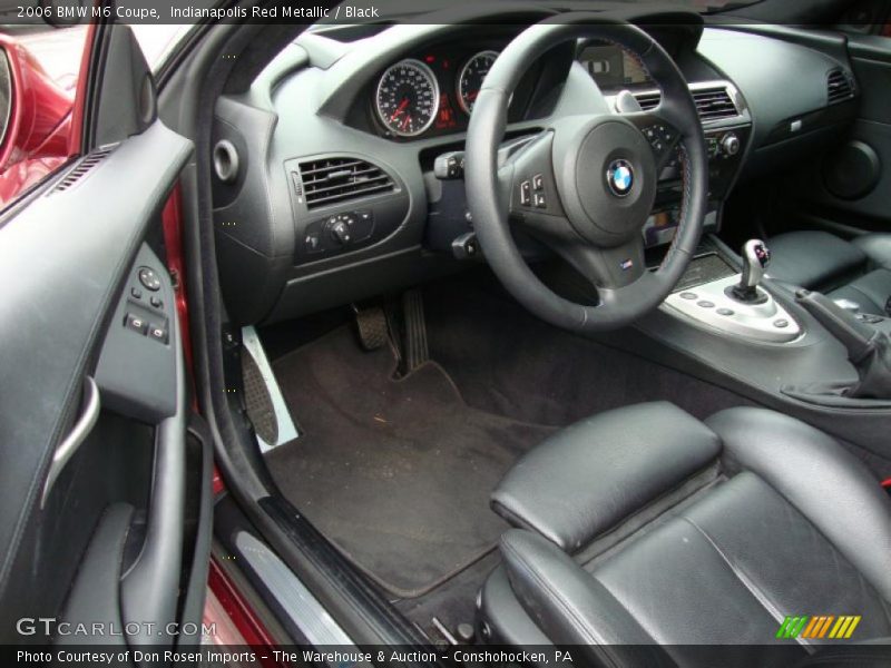 Black Interior - 2006 M6 Coupe 