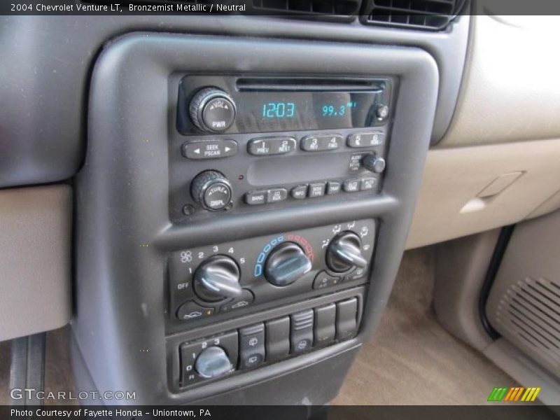 Controls of 2004 Venture LT