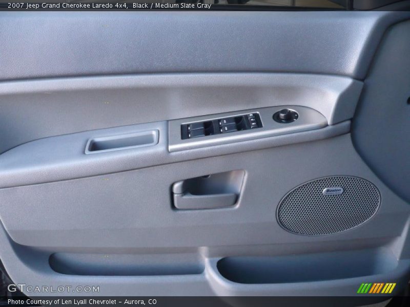 Black / Medium Slate Gray 2007 Jeep Grand Cherokee Laredo 4x4