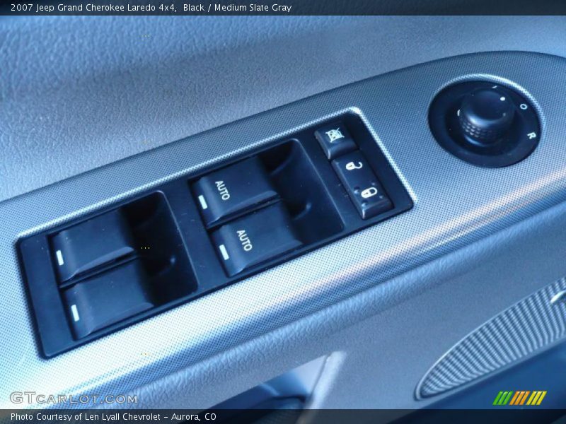 Black / Medium Slate Gray 2007 Jeep Grand Cherokee Laredo 4x4