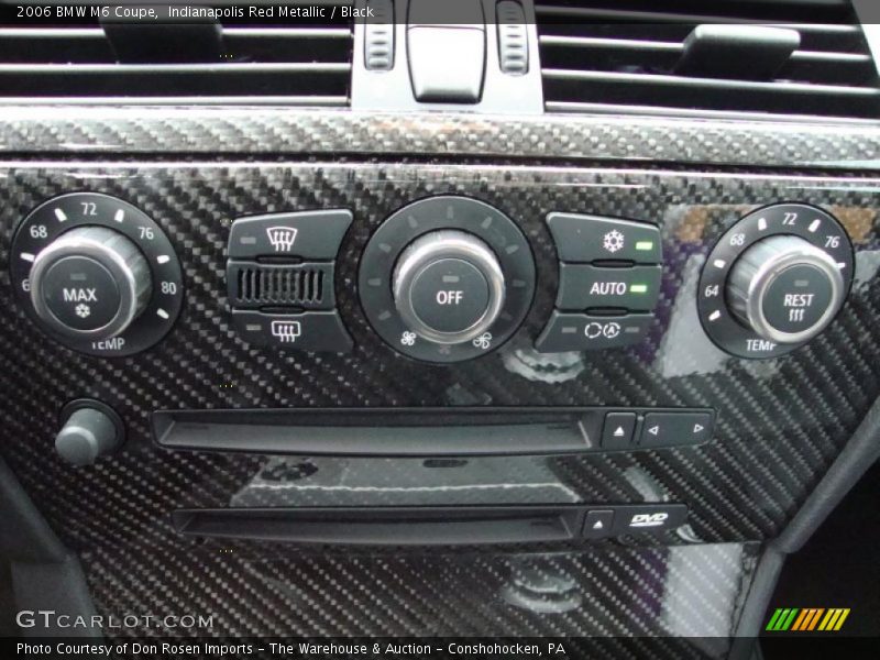 Controls of 2006 M6 Coupe