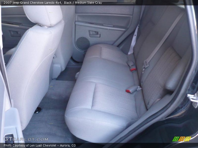 Black / Medium Slate Gray 2007 Jeep Grand Cherokee Laredo 4x4