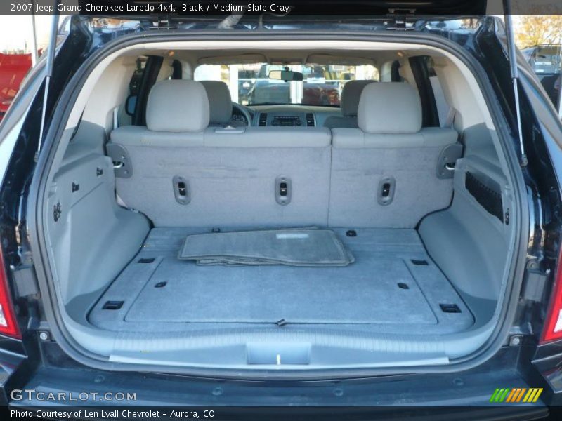 Black / Medium Slate Gray 2007 Jeep Grand Cherokee Laredo 4x4