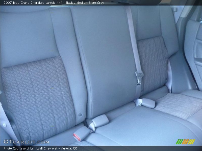 Black / Medium Slate Gray 2007 Jeep Grand Cherokee Laredo 4x4