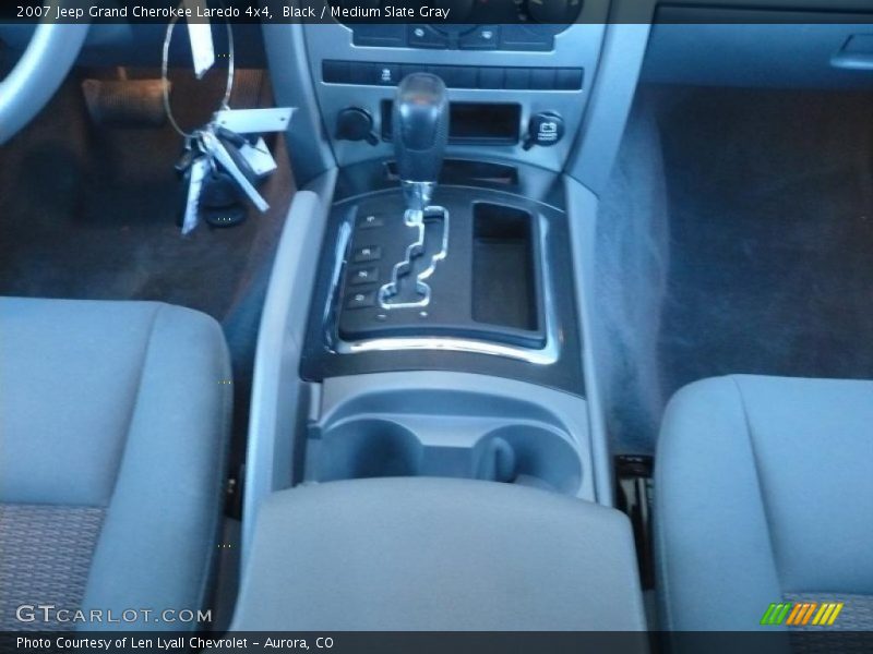 Black / Medium Slate Gray 2007 Jeep Grand Cherokee Laredo 4x4