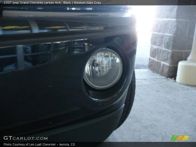 Black / Medium Slate Gray 2007 Jeep Grand Cherokee Laredo 4x4