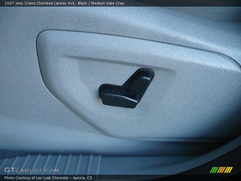 Black / Medium Slate Gray 2007 Jeep Grand Cherokee Laredo 4x4