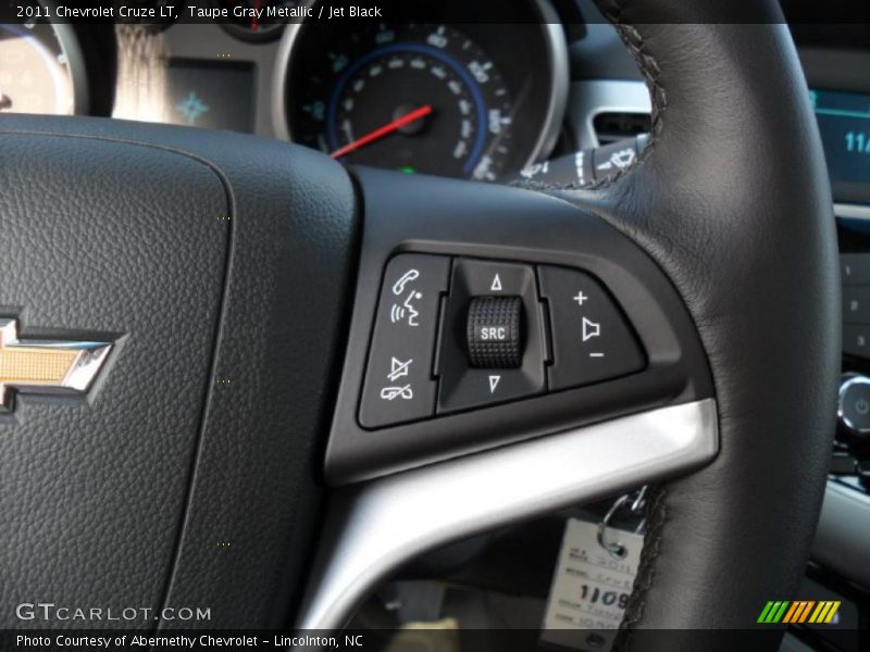 Taupe Gray Metallic / Jet Black 2011 Chevrolet Cruze LT