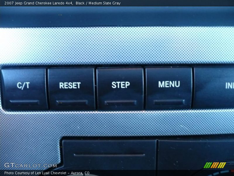 Black / Medium Slate Gray 2007 Jeep Grand Cherokee Laredo 4x4