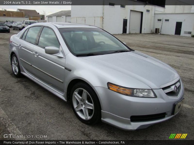 Satin Silver Metallic / Ebony 2004 Acura TL 3.2