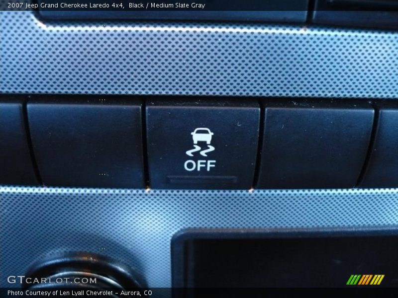 Black / Medium Slate Gray 2007 Jeep Grand Cherokee Laredo 4x4