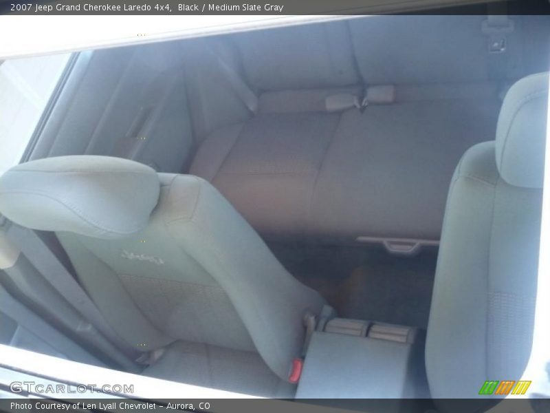 Black / Medium Slate Gray 2007 Jeep Grand Cherokee Laredo 4x4