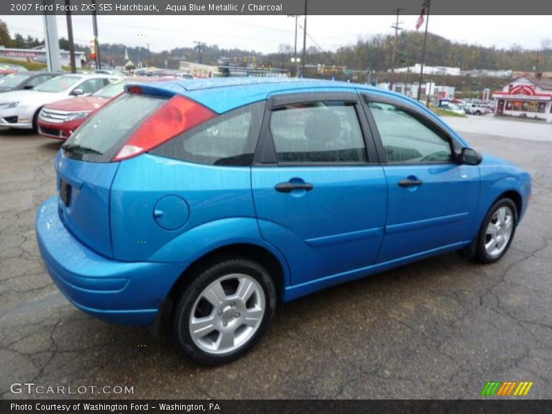Aqua Blue Metallic / Charcoal 2007 Ford Focus ZX5 SES Hatchback