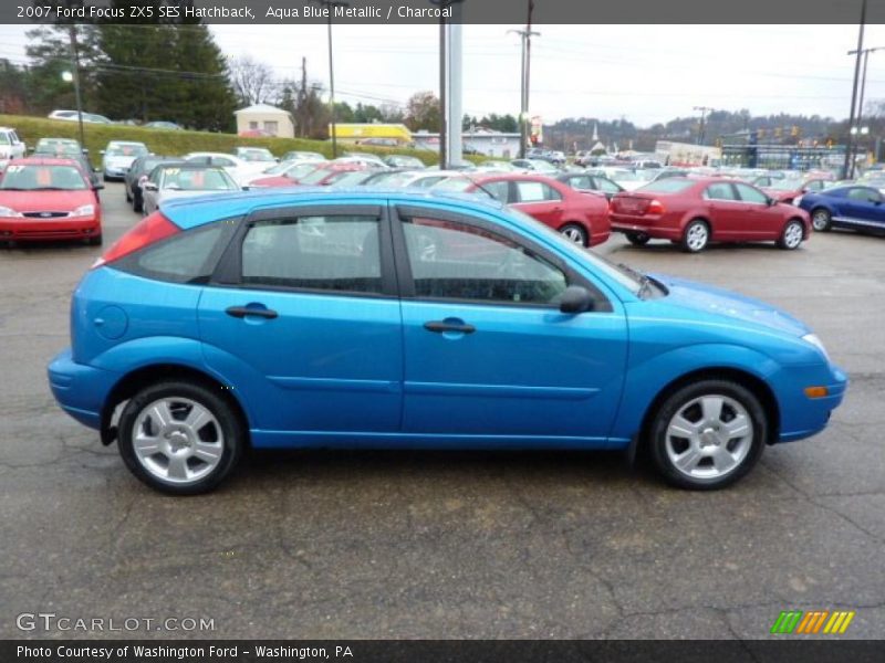 Aqua Blue Metallic / Charcoal 2007 Ford Focus ZX5 SES Hatchback