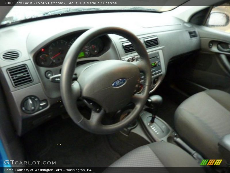 Aqua Blue Metallic / Charcoal 2007 Ford Focus ZX5 SES Hatchback