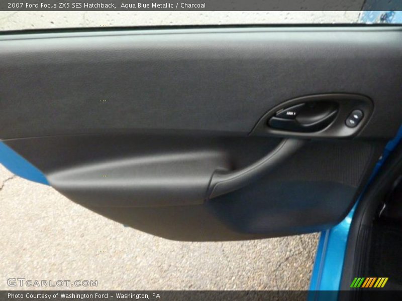 Aqua Blue Metallic / Charcoal 2007 Ford Focus ZX5 SES Hatchback