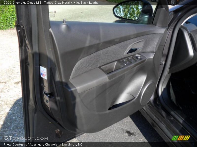 Taupe Gray Metallic / Jet Black Leather 2011 Chevrolet Cruze LTZ