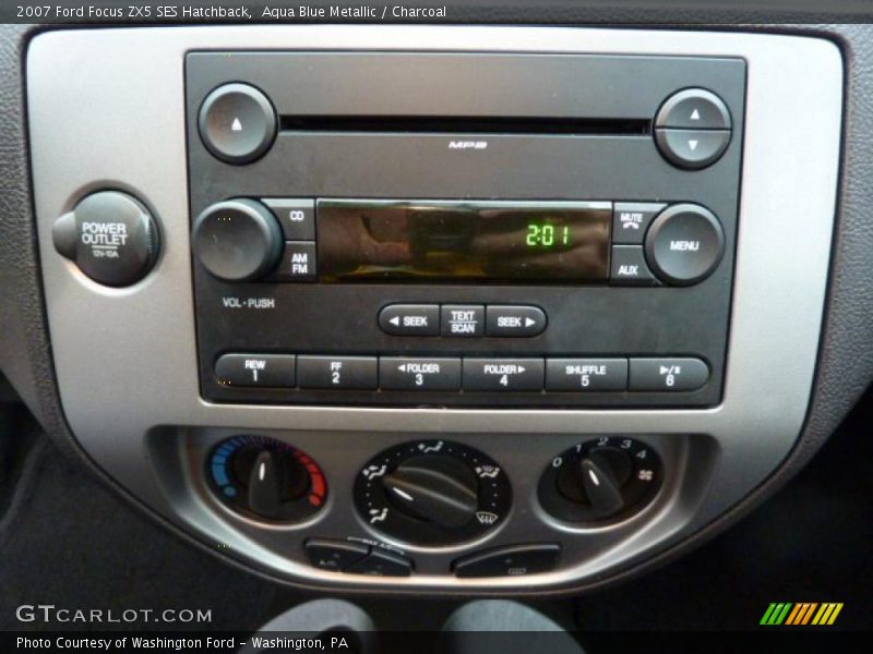Aqua Blue Metallic / Charcoal 2007 Ford Focus ZX5 SES Hatchback